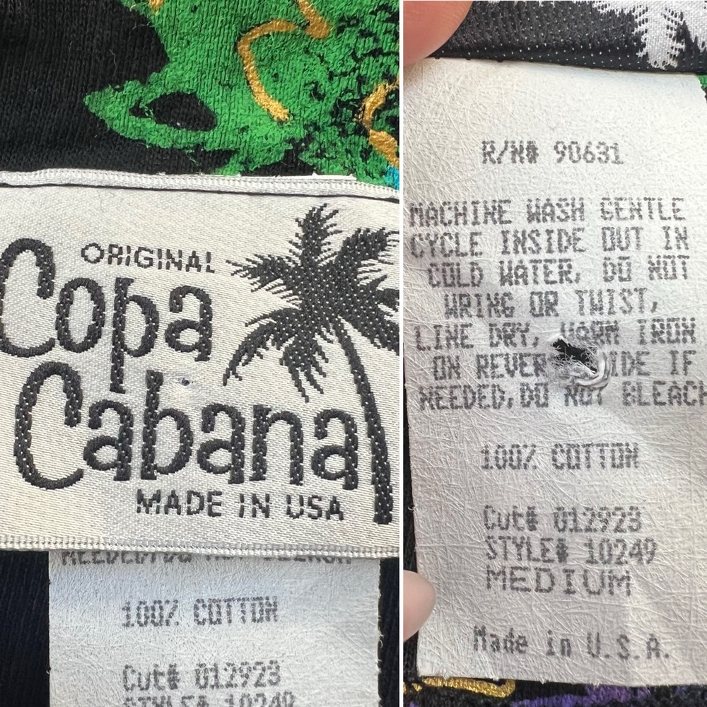 VINTAGE Copa Cabana 100% Cotton Colorful Fish Ocean Theme Relaxed Fit Dress Sz M - Picture 16 of 16